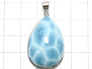 [Video][One of a kind] Larimar Pectolite AAA Pendant Silver925 NO.7