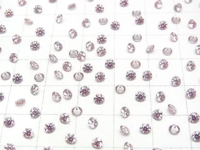 [Video] Moissanite AAA Loose stone Round Faceted 3x3mm [Sakura Pink] 5pcs