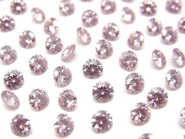 [Video] Moissanite AAA Loose stone Round Faceted 4x4mm [Sakura Pink] 3pcs