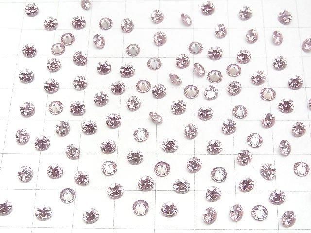 [Video] Moissanite AAA Loose stone Round Faceted 4x4mm [Sakura Pink] 3pcs