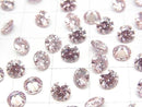 [Video] Moissanite AAA Loose stone Round Faceted 5x5mm [Sakura Pink] 1pc