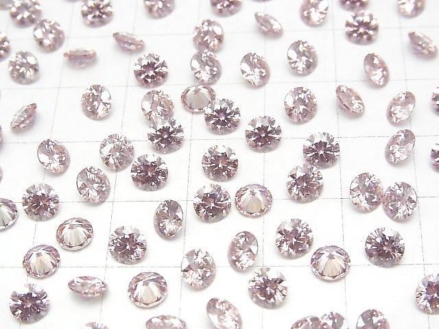 [Video] Moissanite AAA Loose stone Round Faceted 5x5mm [Sakura Pink] 1pc