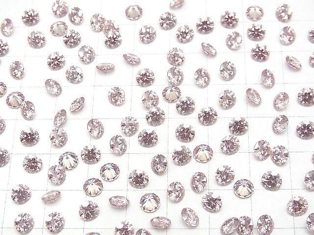 [Video] Moissanite AAA Loose stone Round Faceted 5x5mm [Sakura Pink] 1pc