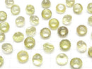 [Video]High Quality Lemon Quartz AAA Loose stone Round Portuguese cut 12x12mm 1pc