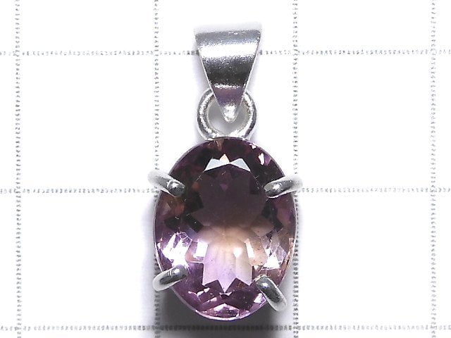 [Video][One of a kind] High Quality Ametrine AAA Faceted Pendant Silver925 NO.224