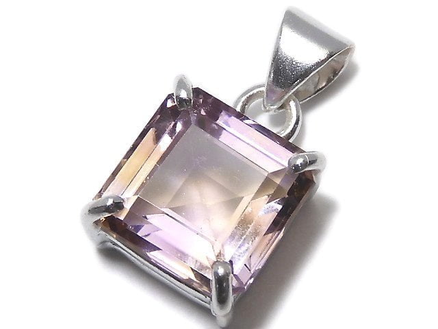 [Video][One of a kind] High Quality Ametrine AAA Faceted Pendant Silver925 NO.225