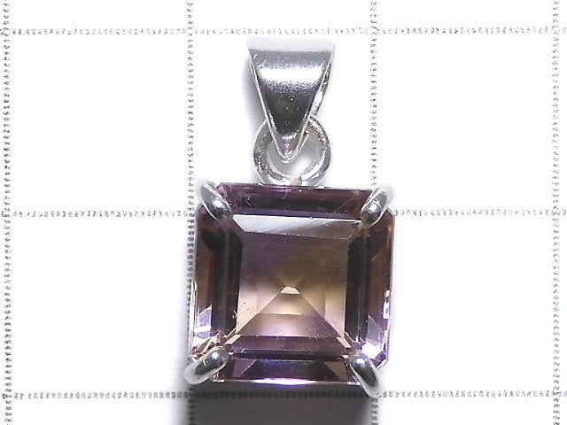 [Video][One of a kind] High Quality Ametrine AAA Faceted Pendant Silver925 NO.225