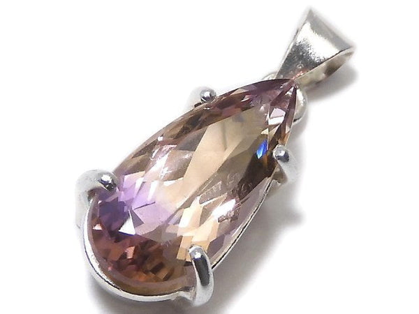 [Video][One of a kind] High Quality Ametrine AAA Faceted Pendant Silver925 NO.226