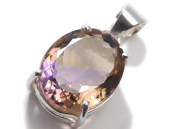 [Video][One of a kind] High Quality Ametrine AAA Faceted Pendant Silver925 NO.227