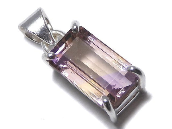 [Video][One of a kind] High Quality Ametrine AAA Faceted Pendant Silver925 NO.228