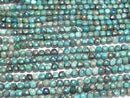 [Video] High Quality! Chrysocolla AA++ Cube Shape 4x4x4mm half or 1strand beads (aprx.15inch/37cm)