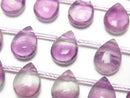 [Video] Multicolor Fluorite AAA- Pear shape (Smooth) 12x9mm 1strand beads (aprx.7inch/18cm)