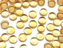 [Video]High Quality Citrine AAA Round Cabochon 5x5mm 5pcs