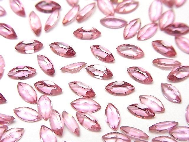 [Video]High Quality Pink Topaz AAA Loose stone Marquise Faceted 6x3mm 10pcs