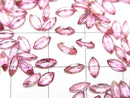 [Video]High Quality Pink Topaz AAA Loose stone Marquise Faceted 6x3mm 10pcs