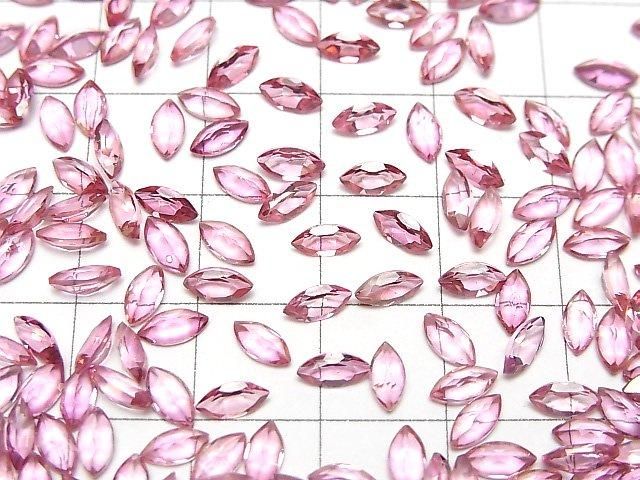 [Video]High Quality Pink Topaz AAA Loose stone Marquise Faceted 6x3mm 10pcs