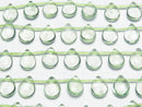[Video] Green Fluorite AAA- Pear shape (Smooth) 12x9x5mm 1strand beads (aprx.7inch/18cm)