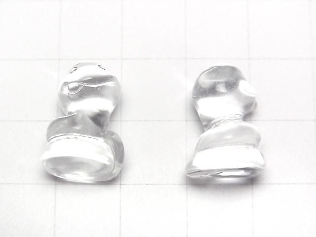 [Video] Crystal AAA Snake Motif 17x12mm [Undrilled] 1pc