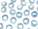 [Video]High Quality Sky Blue Topaz AAA Coin Cushion Cut 12x12mm 1pc