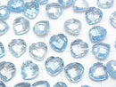 [Video]High Quality Sky Blue Topaz AAA Heart cut 10x10mm 2pcs