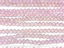 [Video]High Quality! Topaz AAA Faceted Round 2mm Pink Coated 1strand beads (aprx.14inch/34cm)