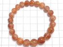 [Video][One of a kind] Sunstone AAA- Round 7-10mm Size Gradation Bracelet NO.210
