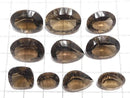 [Video][One of a kind] High Quality Smoky Quartz AAA Loose stone Concave Cut 10pcs Set NO.2