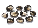 [Video][One of a kind] High Quality Smoky Quartz AAA Loose stone Concave Cut 10pcs Set NO.7
