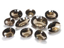 [Video][One of a kind] High Quality Smoky Quartz AAA Loose stone Concave Cut 10pcs Set NO.10