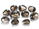 [Video][One of a kind] High Quality Smoky Quartz AAA Loose stone Concave Cut 10pcs Set NO.11