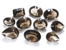 [Video][One of a kind] High Quality Smoky Quartz AAA Loose stone Concave Cut 10pcs Set NO.15