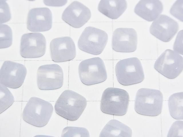 [Video] Blue Lace Agate AAA Square Cabochon 6x6mm 4pcs