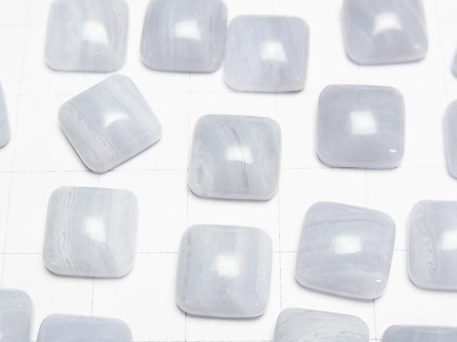 [Video] Blue Lace Agate AA++ Square Cabochon 10x10mm 2pcs