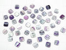 [Video] Multicolor Fluorite AA++ Square Cabochon 6x6mm 5pcs