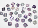 [Video] Multicolor Fluorite AA++ Square Cabochon 12x12mm 3pcs