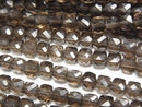 [Video] High Quality! Smoky Quartz AAA Cube Shape 4x4x4mm 1strand beads (aprx.15inch/37cm)