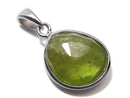 [Video][One of a kind] High Quality Peridot AAA- Faceted Pendant Silver925 NO.43