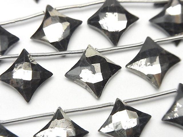 [Video] Matrix Pyrite Diamond Shape 1strand (8pcs)