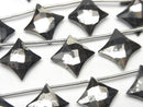 [Video] Matrix Pyrite Diamond Shape 1strand (8pcs)