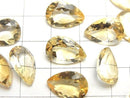 [Video]High Quality Citrine AAA Loose stone Pear shape Faceted 14x10mm 2pcs