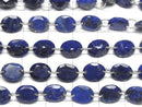 [Video]Lapislazuli AA++ Oval Faceted 9x7mm [Double Hole] 1strand (16pcs)