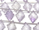 [Video]High Quality Pink Amethyst AAA Rosette Carving 16x12mm 1strand (6pcs)