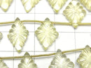 [Video]High Quality Lemon Quartz AAA Rosette Carving 1strand (6pcs)
