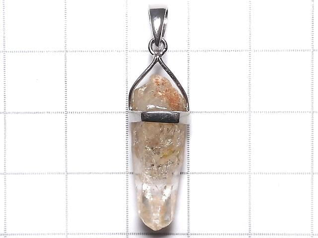 [Video][One of a kind] Oil in Quartz Point Pendant Silver925 1pc NO.43