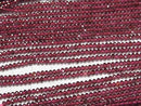 [Video]High Quality! Mozambique Garnet AAA Faceted Button Rondelle 3x3x2mm 1strand beads (aprx.15inch/37cm)