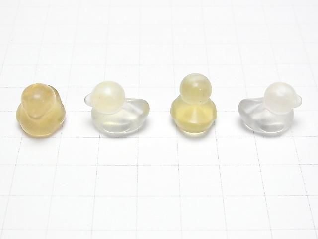 [Video] Golden Fluorite AAA Duck Motif 13x15mm [Undrilled] 3pcs