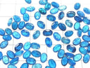 [Video]High Quality Neon Blue Apatite AAA- Loose stone Oval Faceted 6x4mm 2pcs