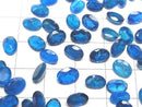 [Video]High Quality Neon Blue Apatite AAA- Loose stone Oval Faceted Size Mix 2pcs