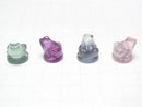 [Video] Multicolor Fluorite AAA Frog Motif 13x12mm [Undrilled] 5pcs