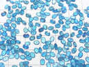 [Video]High Quality Neon Blue Apatite AAA- Loose stone Oval Faceted 4x3mm 5pcs